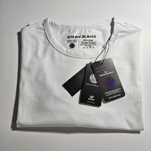X Ray Men's Comfort Fit Crew Neck T-shirt XXL Stretch, Slim Fit